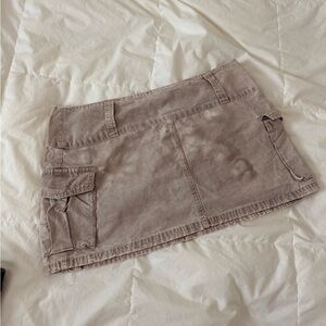 Zara Beige Mini Skirt